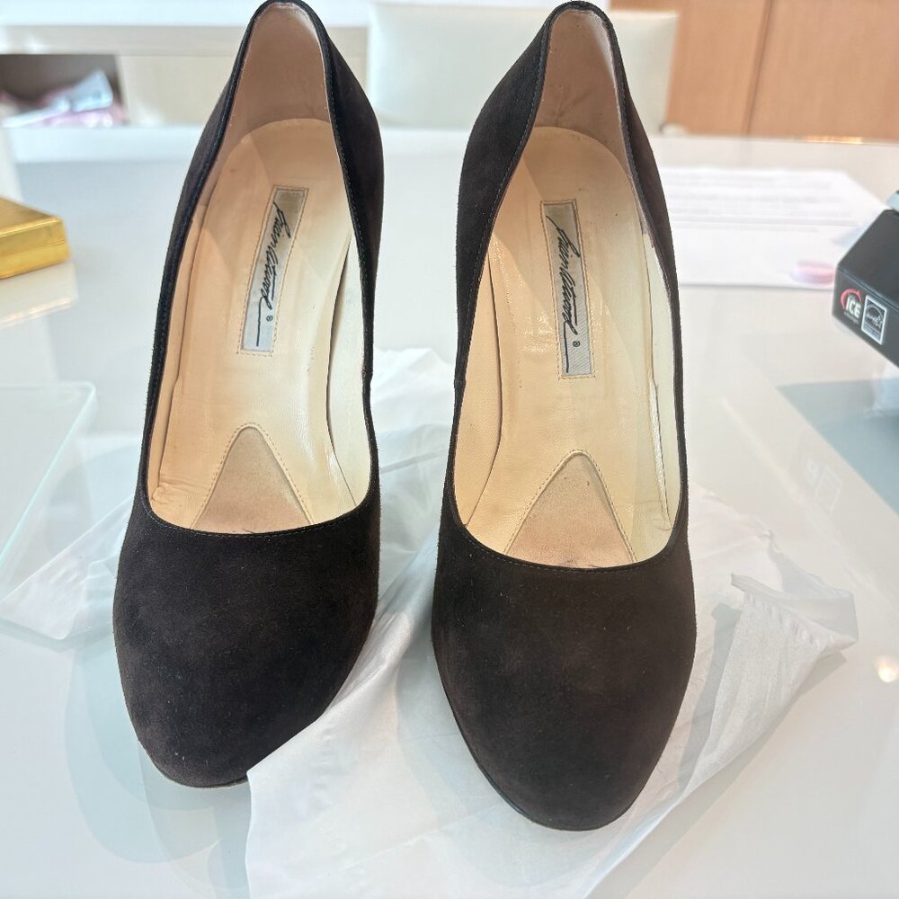 Brian Atwood Suede Pumps Women's Size: 9